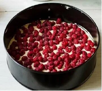 Малиновая прослойка для торта из замороженной малины
