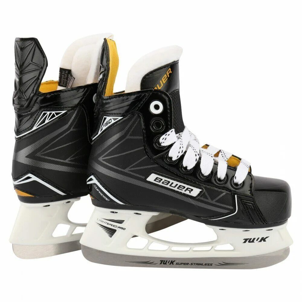 Купить коньки bauer supreme. Коньки Bauer Supreme s160. Хоккейные коньки Bauer Supreme s160 le. Supreme s160 коньки. Коньки Bauer Supreme 160 YTH.