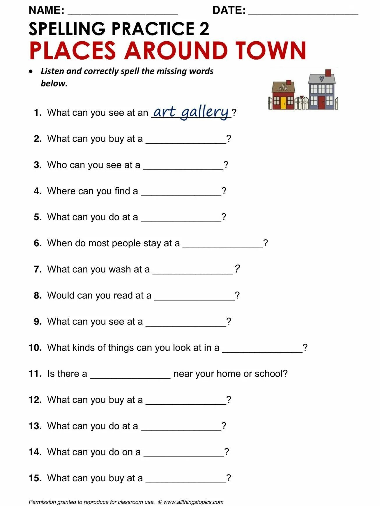 Esl tasks