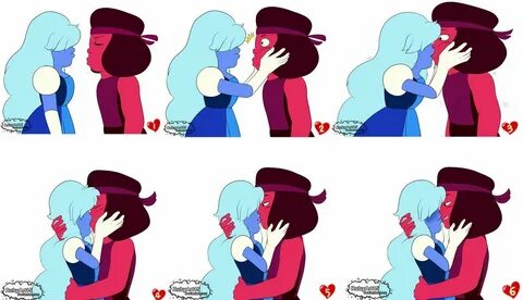 ruby and sapphire phase kiss Steven Universe Quotes, Steven Universe Ship.....
