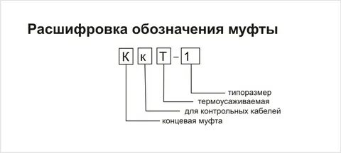 Муфта ккт 1
