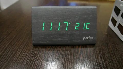 Настройки часов perfeo