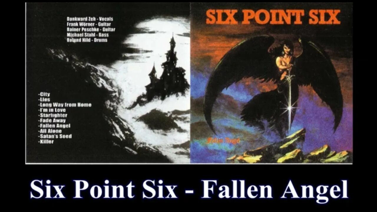 Fallen flac. Six point Six Fallen Angel 1984. Six point Six - Fallen Angel Band. Six point Six - Fallen Angel Band лого. Six point Six - Fallen Angel (1984) Cover.