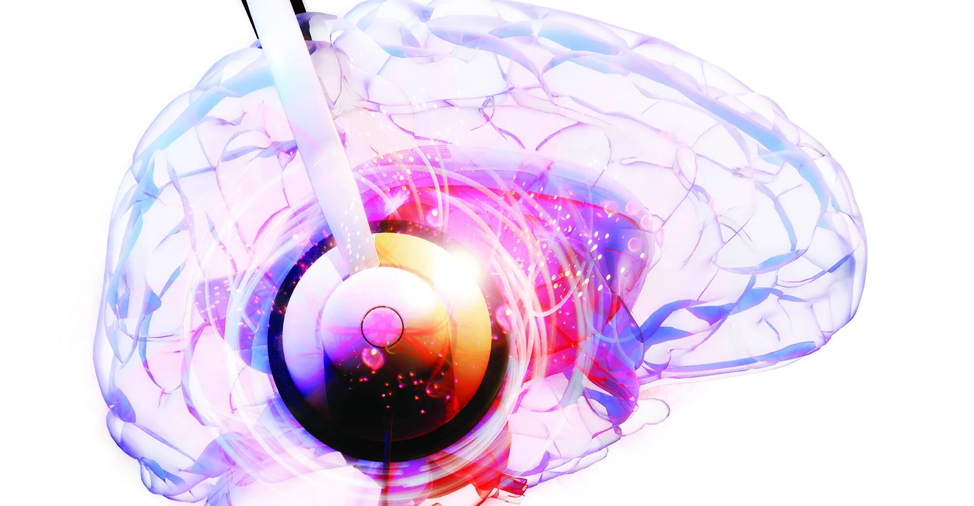 Музыка головного мозга. Музыкальный мозг. Звук и мозг. Мозг с наушниками. Музыкальная фармакология.