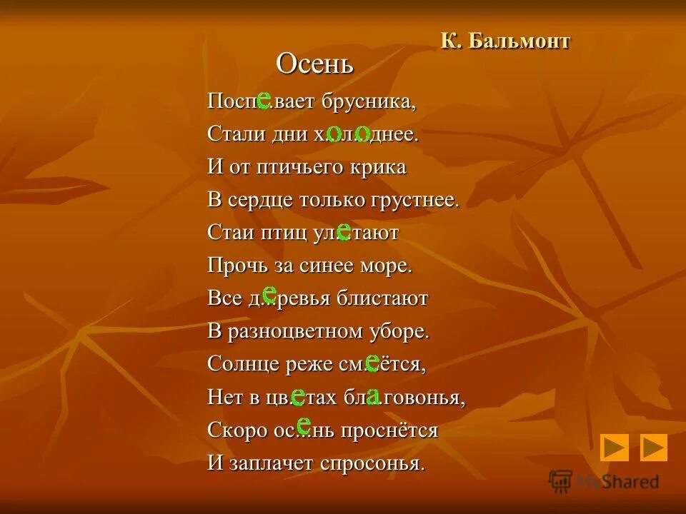 Прочитайте стихотворение бальмонта. Бальмонт осень. Бальмонт Золотая осень. Бальмонт осень стихотворение. Стихотворения Бальмонта к.д. "осень".