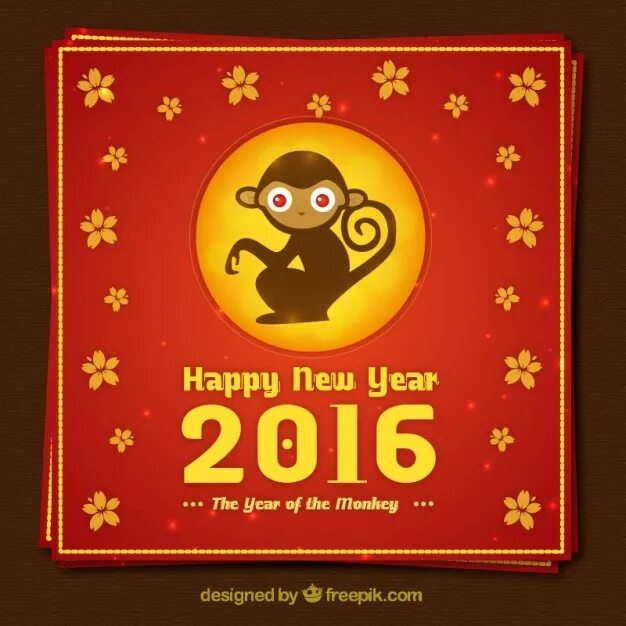 Monkey chinese zodiac Royalty Free Vector Image