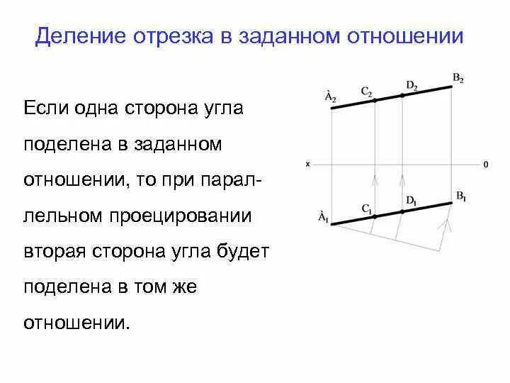 Отрезок разделили в отношении 3 4. Деление отрезка в заданном. Деление отрезка в заданном отношении. Деление отрезков в заданном соотношении. Разделить отрезок в заданном отношении.