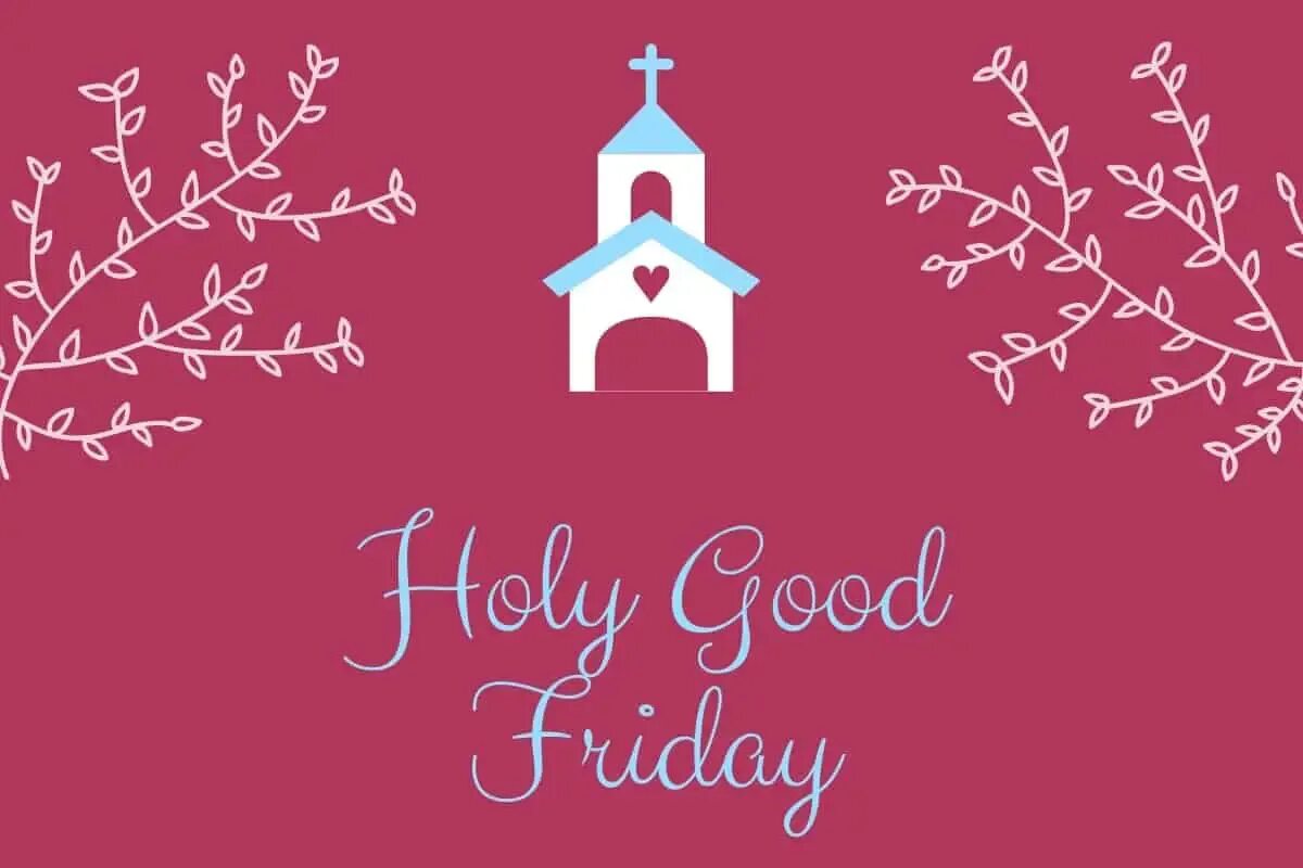 Holy good. Card Holy Friday. Good friday wishes