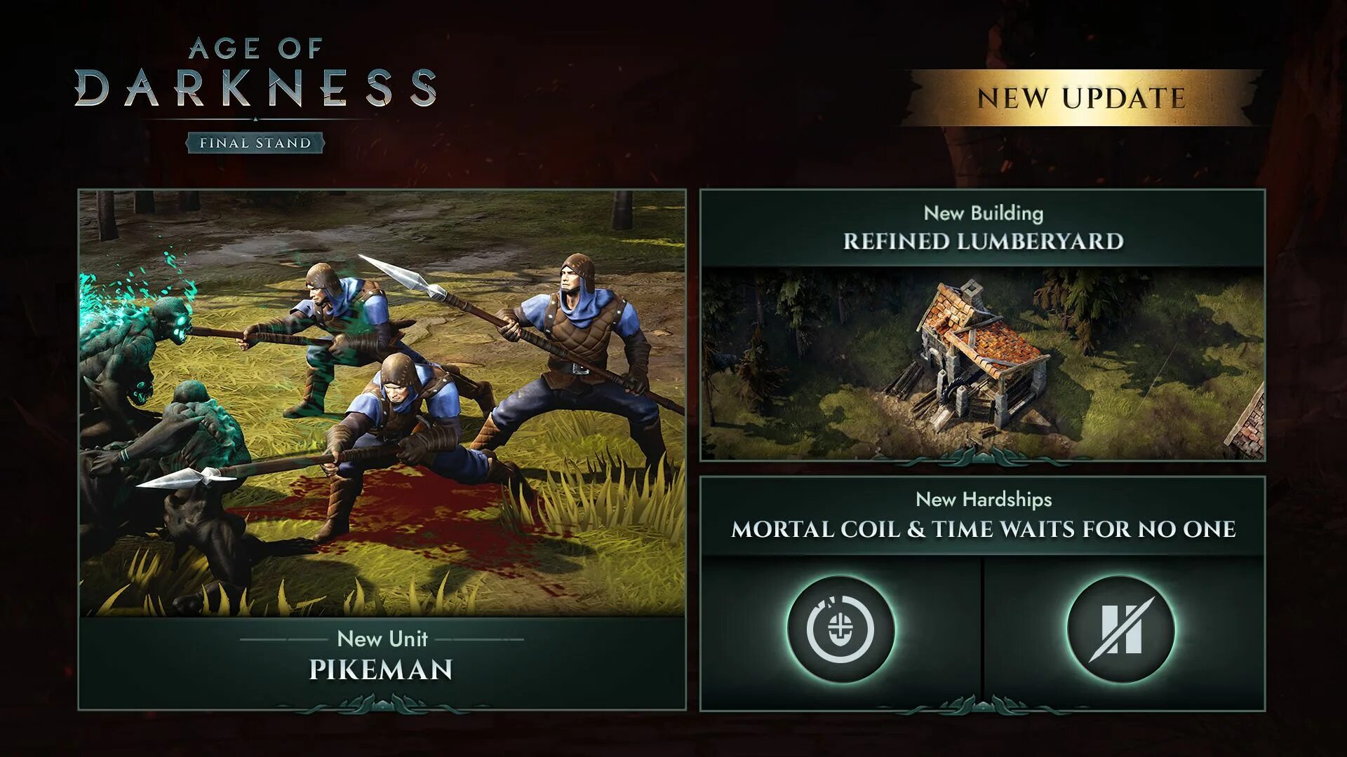 Обновить stand. Age of darkness: final stand юниты. age of darkness final stand. darkness: final stand. стратегия darkness.