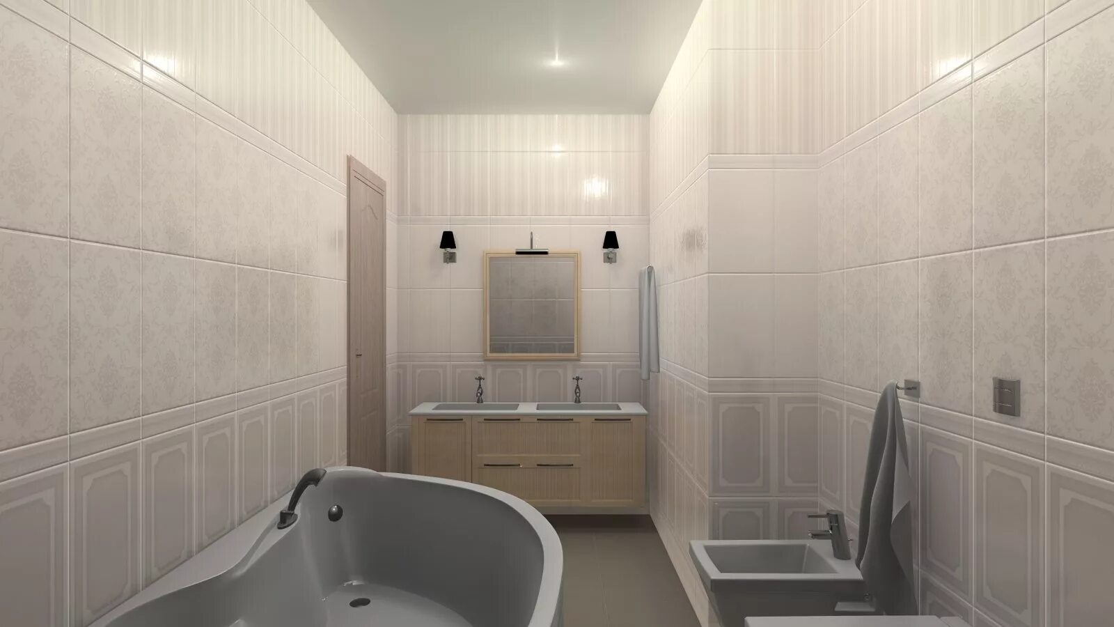 Плитка kerama marazzi в интерьере фото Каподимонте панель беж 30x60 11103 Плитка Керама Марацци (Kerama Marazzi) купить