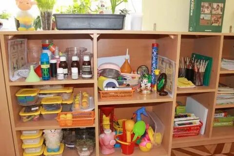 Центр экспериментирования в детском
