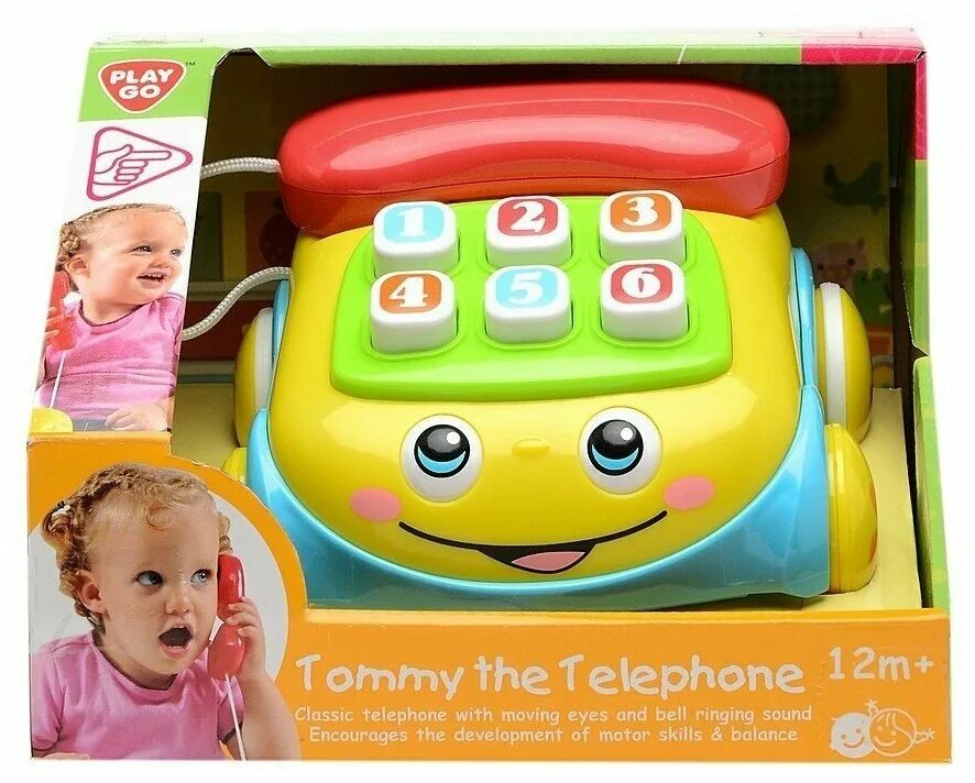 PLAYGO телефон. Каталка PLAYGO. Каталка-игрушка PLAYGO телефон. Интерактивная развивающая игрушка PLAYGO Tommy. Купить телефон плей