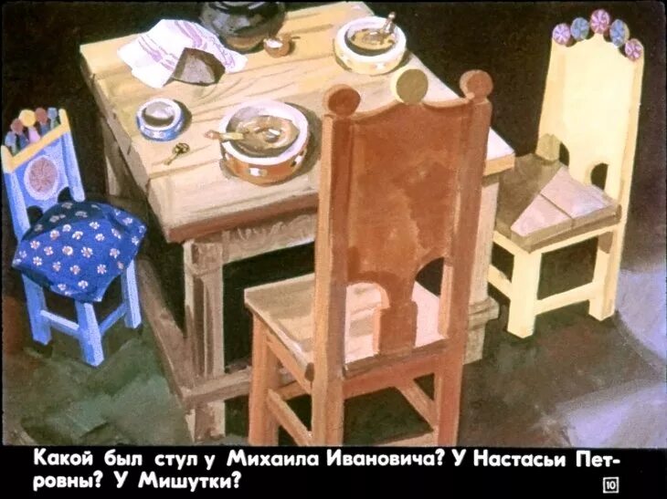 Три медведя комната. Стулья из сказки три медведя. стол из сказки три медведя.