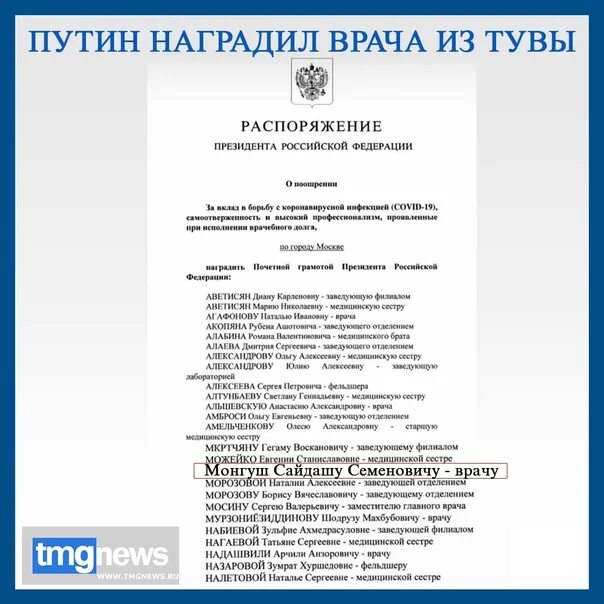 Указ президента о награждении. Указ президента о награждении медработников. Президентский указ о награждении. Приказ Путина о награждении медицинских работников список. Правительство рф издает указы и постановления