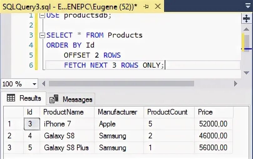 Количество строк в sql