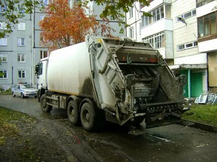 Мусоровоз видео