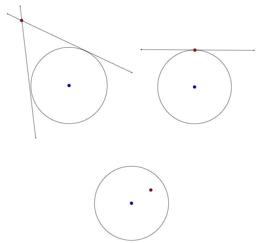 Сколько касательных можно провести через данную точку. Окружность через 3 точки. Окружности лежащие на 1 касательная. 1/3 На окружности. Сколько касательных можно провести к окружностям?.