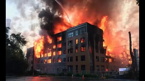The fire destroyed the building