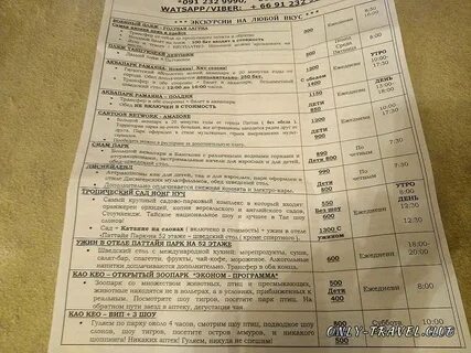 Экскурсии в паттайе 2024