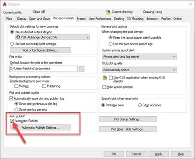 Auto setting