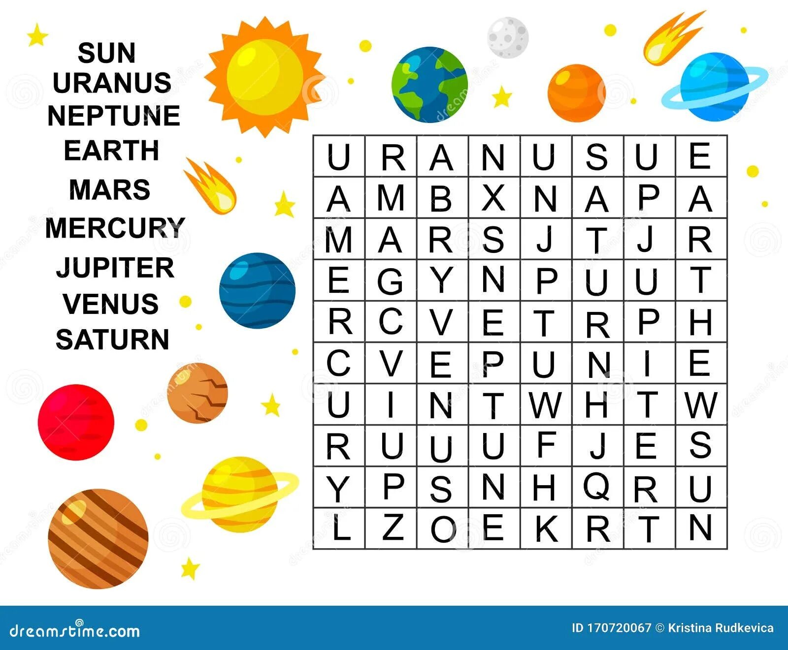 Найди космические слова. Планеты задания для детей. Солнечная система на английском. Английский для детей тема космос. Планеты солнечной системы задания для детей.