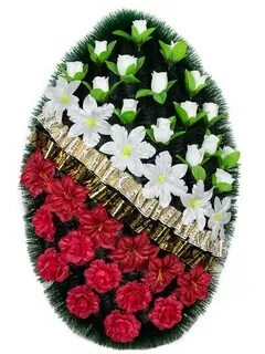 Похоронные венки из искусственных цветов