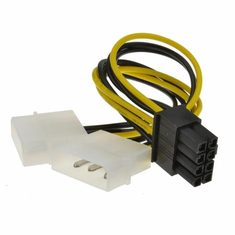 Connect the pcie power cable. Molex to 8-Pin PCI-E. 8 Pin PCI-E. Контактный разъем Express типа папа 4 lp4.