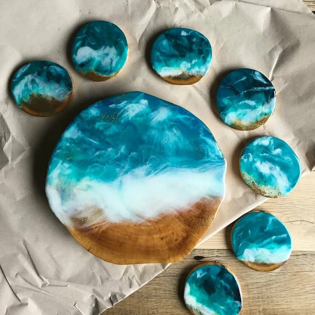 море из эпоксидной смолы мастер класс