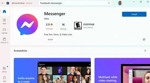 Messenger не работает