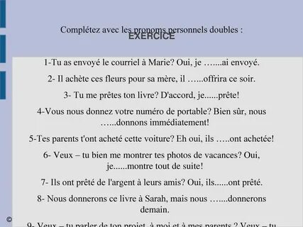 Completez les