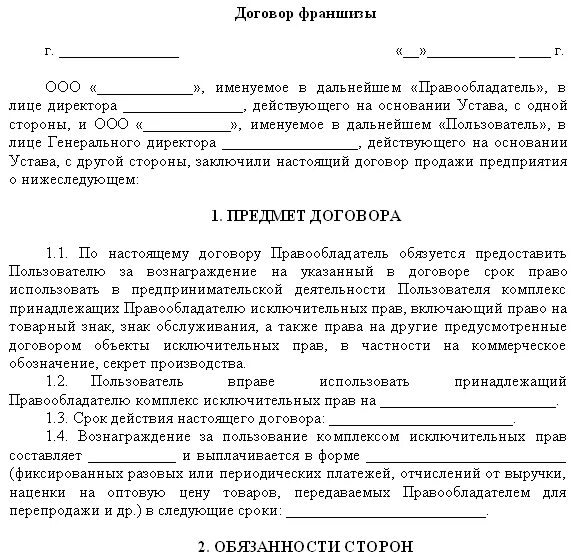 Проектная организация договор. Как составить договор франшизы. Договор коммерческой концессии пример. Договор международного франчайзинга образец. Соглашение о намерениях заключить договор франшизы образец.