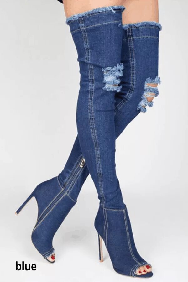 летние ботфорты. сапоги ботфорты джинсовые. джинсовые сапоги летние. ботфорт джинс. джинсовые ботфорты летние.