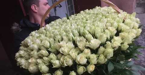 Я несу тебе букет из белых роз