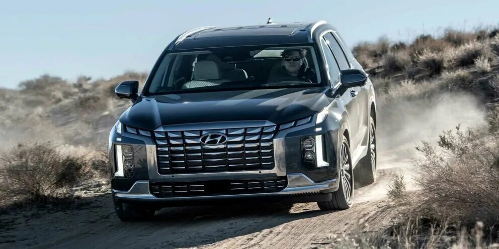 Самый большой кроссовер Hyundai: белоснежный Hyundai Palisade 2022 на первых фот