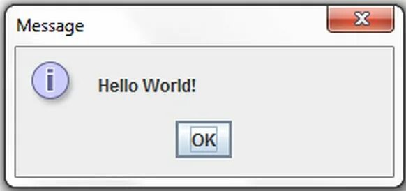 Джава Хелло ворлд. Hello World java Windows dialog Box. World dialog