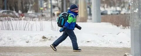 11 января дети идут в школу
