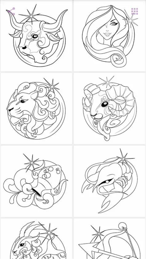 Скетчи знаки зодиака. Знаки зодиака рисунок карандашом. Знаки зодиака рисунок карандашом. Антистресс знаки зодиака. Знаки зодиака простым карандашом.