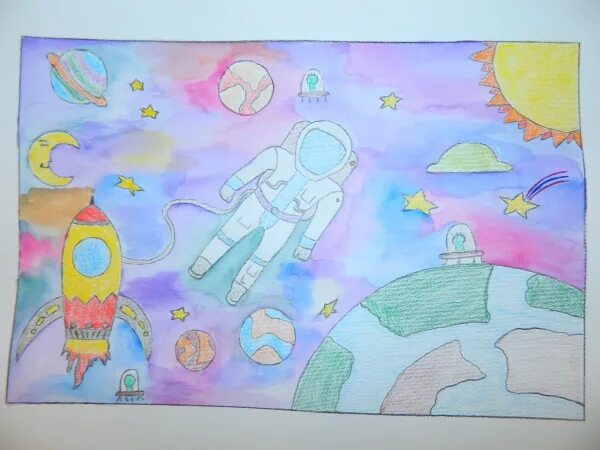 Рисунок в садик на тему космос. Конкурс рисунков гагаринцы для дошкольников. Конкурс рисунков космос. Рисунки на конкурс мы гагаринцы. Конкурс гагаринцы для дошкольников.
