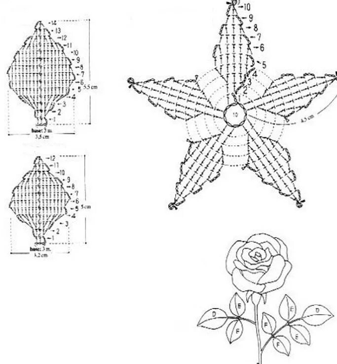 Поделка крючком схемы и описание. Вязание чашелистика для розы крючком. Вязаные листочки розы крючком схемы. Схема вязания цветка розы крючком. Схема вязания бутона розы крючком.