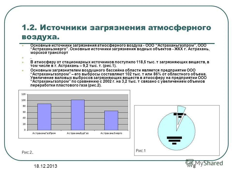 Динамика выбросов загрязняющих веществ в атмосферный воздух. Источники загрязнения атмосферы. Выбросы в атмосферу от стационарных источников. Контроль за выбросами в атмосферу. Природные источники загрязнения окружающей среды.