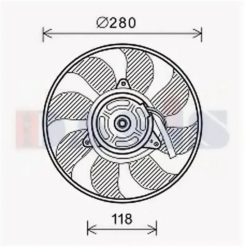 Направление 280. Вентилятор 8556n.