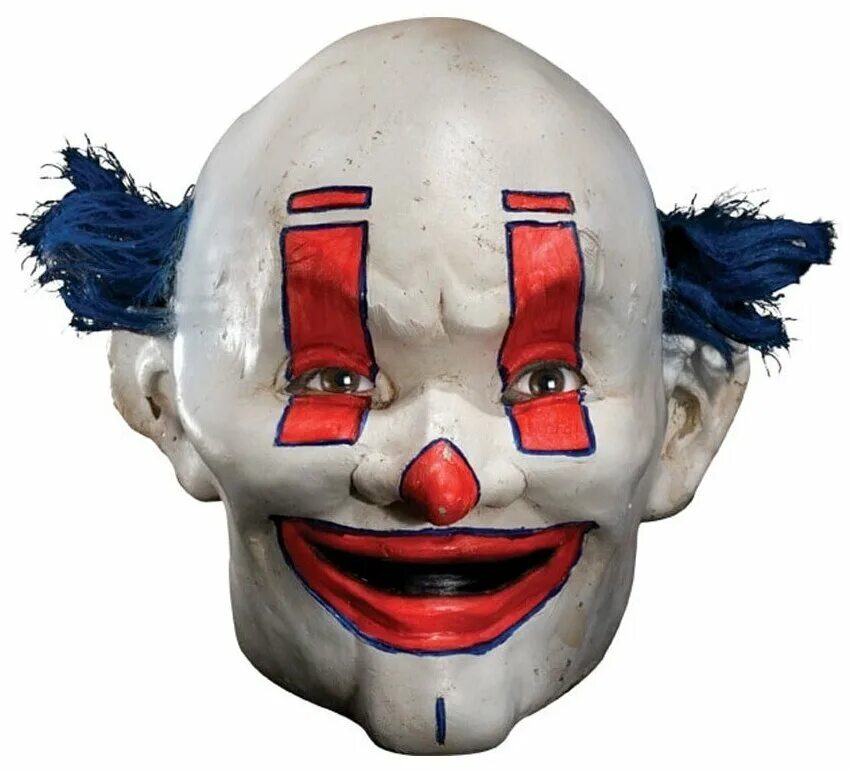 как сделать маску клоуна