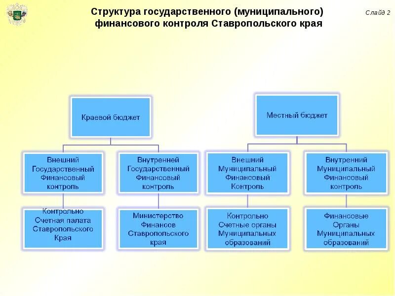 Структуру органов государственного и муниципального контроля в РФ. Структура органов финансового контроля в РФ. Органы государственного и муниципального финансового контроля. Структура организации финансового контроля.