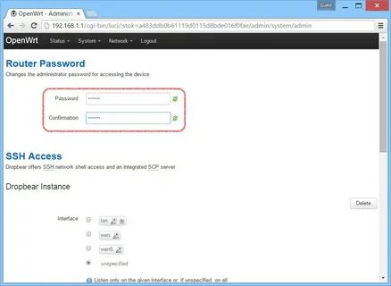 Openwrt link
