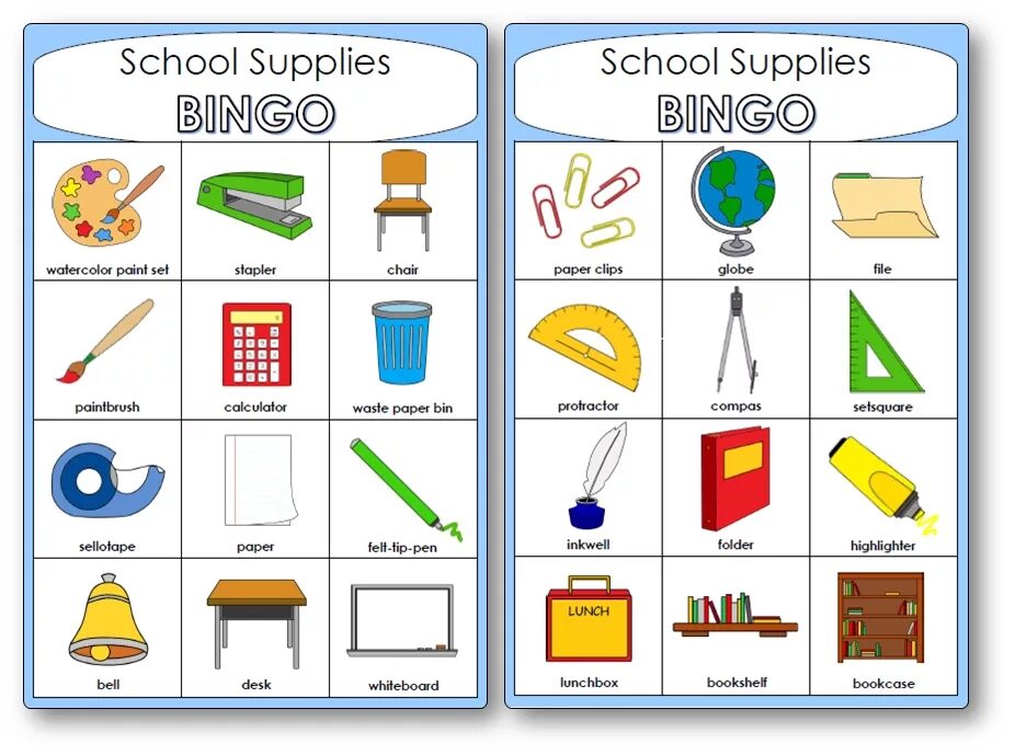 Карточки школьные принадлежности на английском. Карточки Classroom objects. School objects карточки. School Supplies карточки. Objects for kids