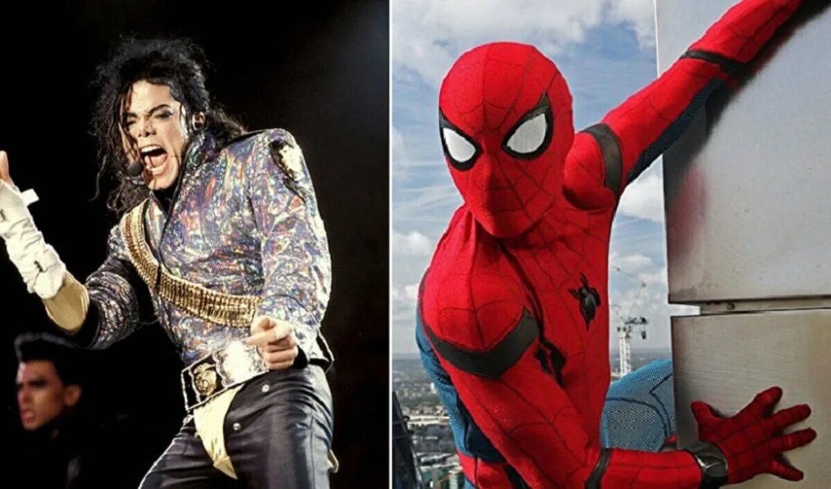 Человек играющий роль на сцене. Michael Jackson Spider man. MJ человек паук.