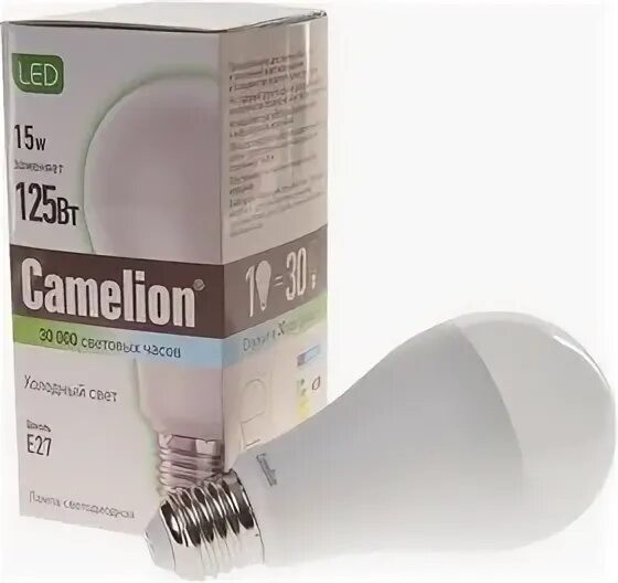Camelion led e27. Led13-a60/845/e27 camelion.