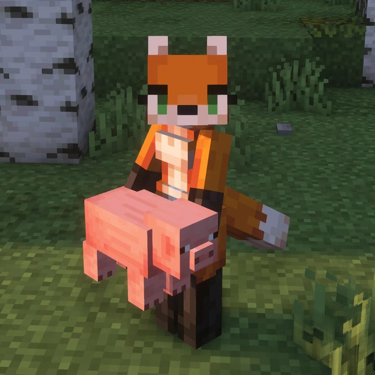 Мод на фурри в майнкрафт. Майнкрафт furry. Minecraft as a furry Fox girl Mods.