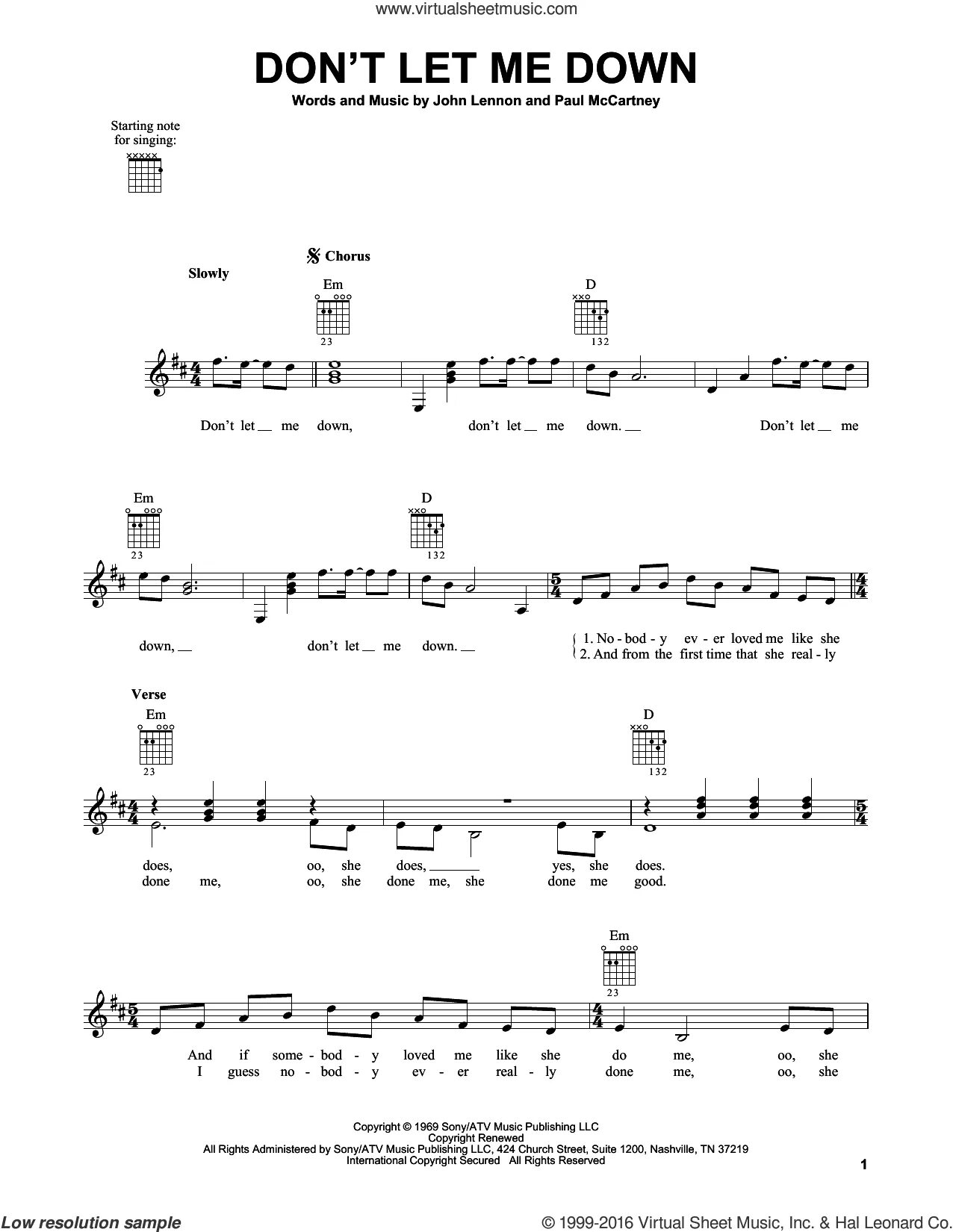 Dont down. Let me down slowly Ноты для гитары. The Beatles don't Let me down. Don't Let me down Битлз. Let me down slowly табы для гитары.