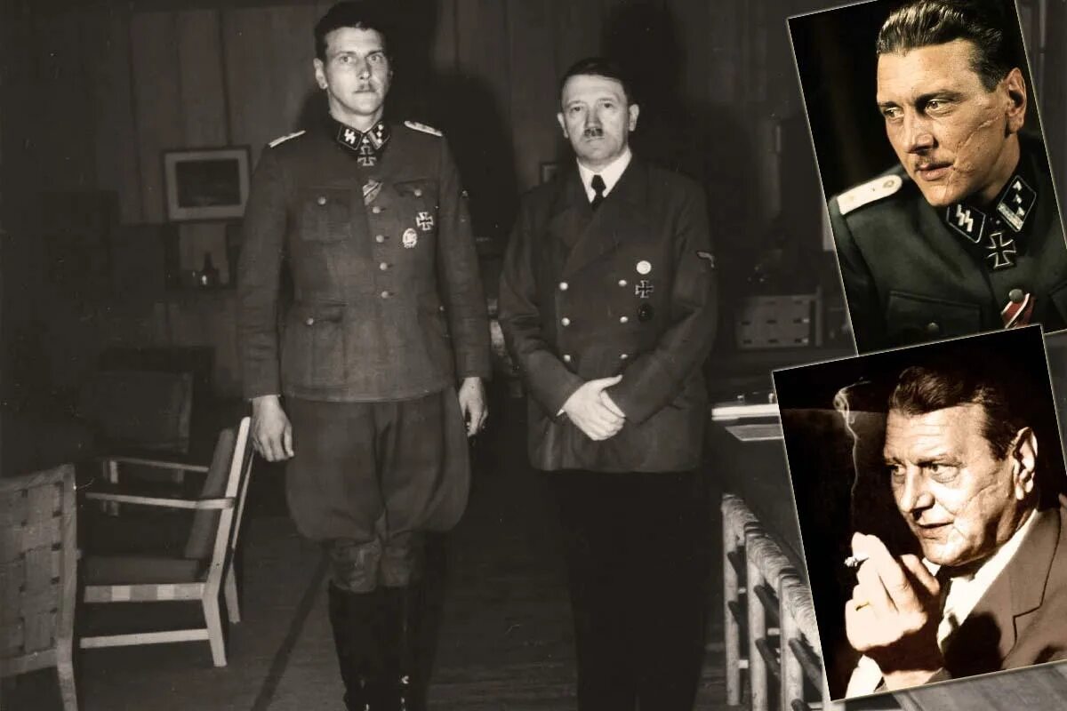 Звание скорцени в сс. Любимец Гитлера Отто Скорцени. Отто Скорцени после войны. Диверсант Отто Скорцени.
